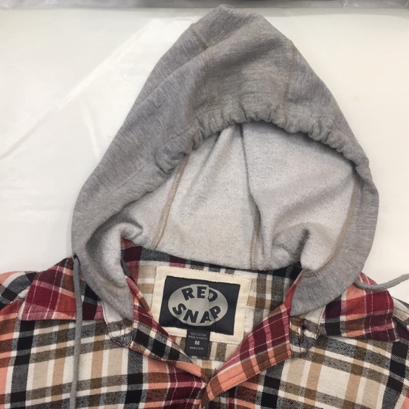 Full or 1/2 Length Sleeve Oversized Flannel w/Hood - Picture 6 of 7